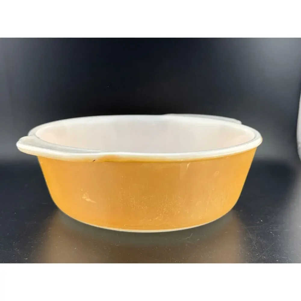 Anchor Hocking Peach Luster 1 Quart Casserole Dish